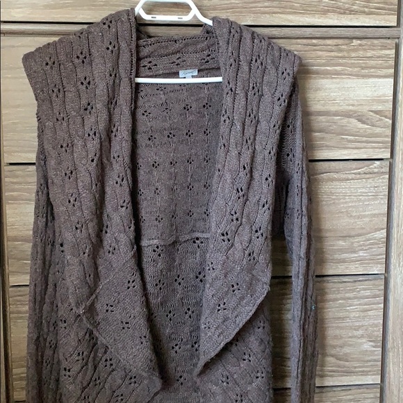 soft thick brown cardigan - Picture 1 of 3